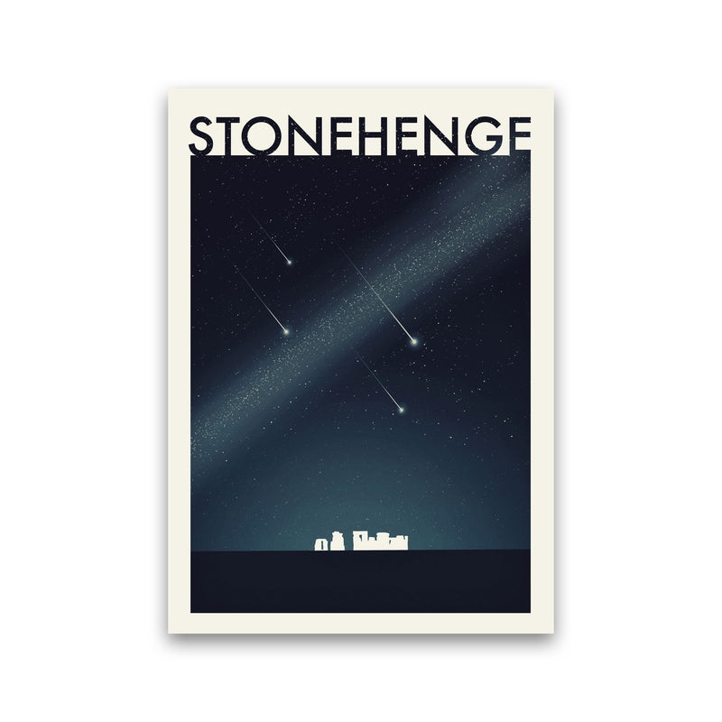 Stonehenge 2 (Night) Travel Art Print by Richard O'Neill Print Only