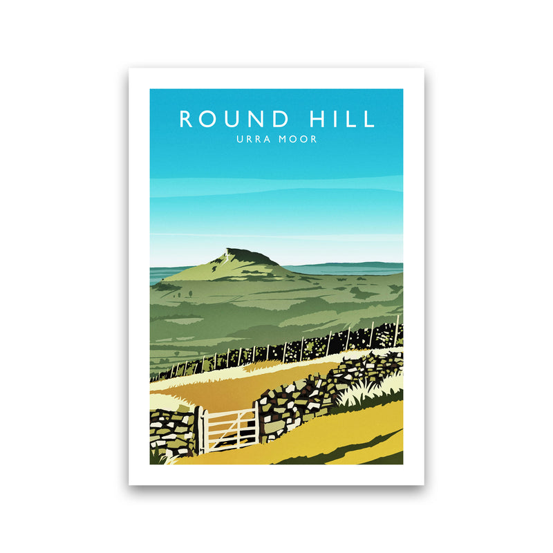 Round Hill Portrait Travel Art Print by Richard O'Neill Print Only