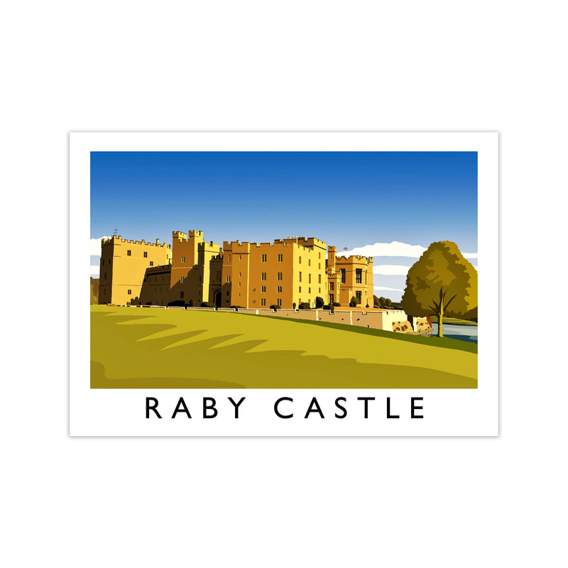 Raby Castle 2 Travel Art Print by Richard O'Neill Print Only