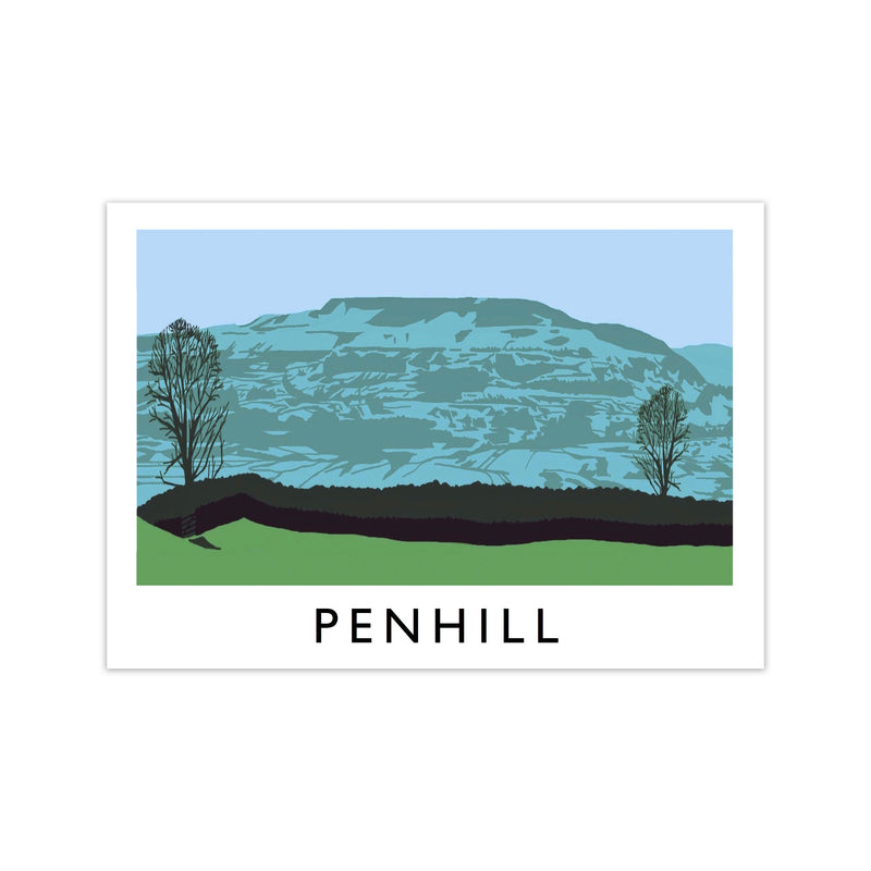 Penhill Art Print by Richard O'Neill Print Only
