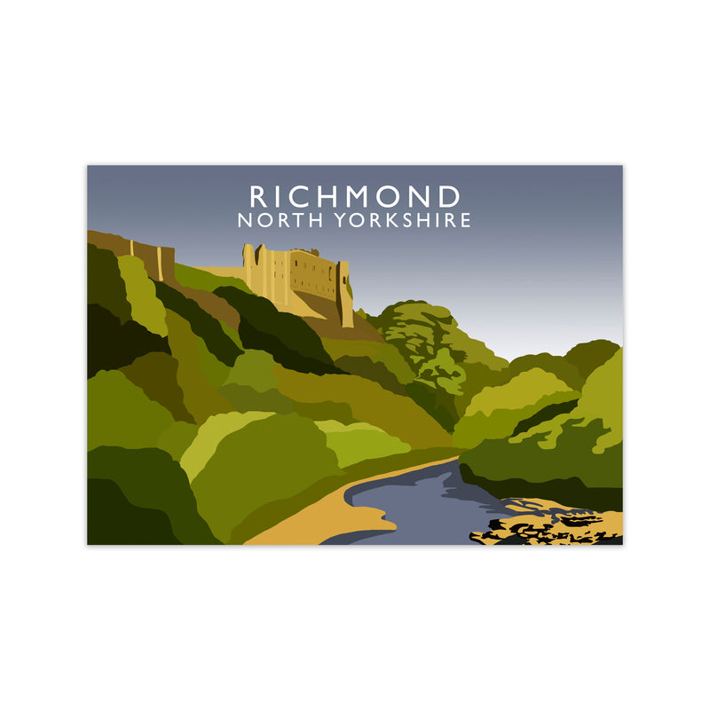 Richmond North Yorkshire Art Print by Richard O'Neill Print Only