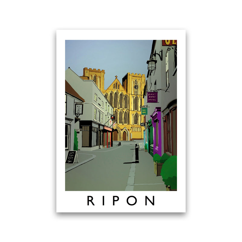Ripon by Richard O'Neill Yorkshire Art Print, Vintage Travel Poster Print Only