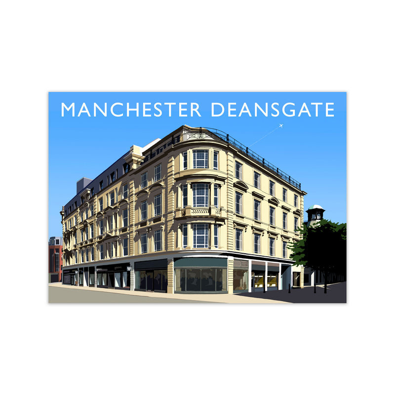 Manchester Deansgate (Landscape) by Richard O'Neill Print Only
