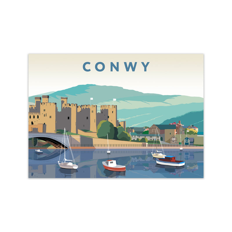 Conwy Art Print by Richard O'Neill Print Only