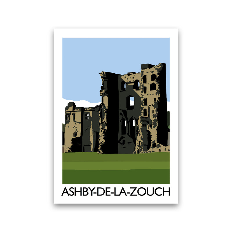 Ashby-de-la- Zouche Portrait by Richard O'Neill Print Only