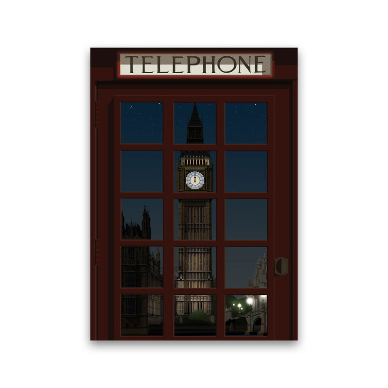 London Telephone Box 14 by Richard O'Neill Print Only