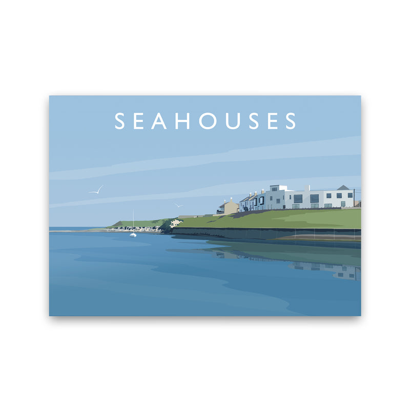 Seahouses 2 by Richard O'Neill Print Only