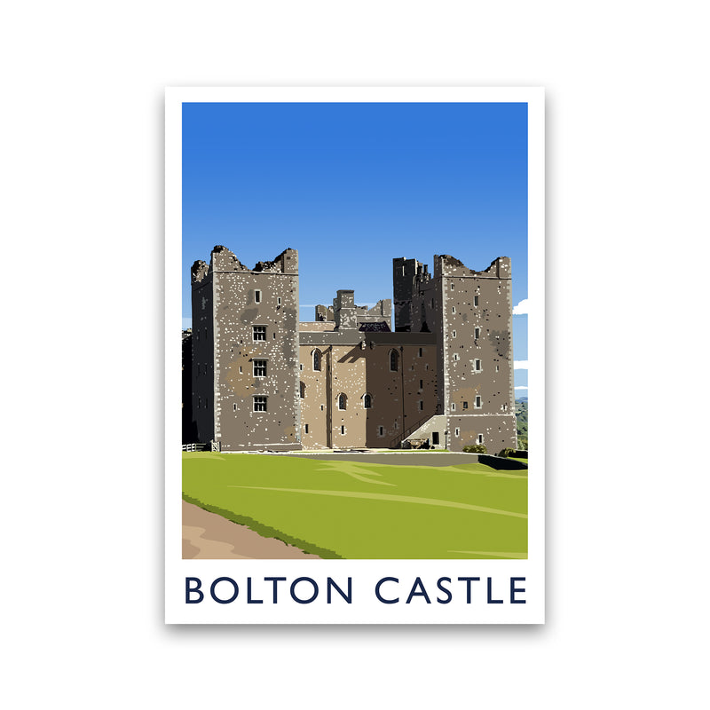 Bolton Castle 2 portrait by Richard O'Neill Print Only
