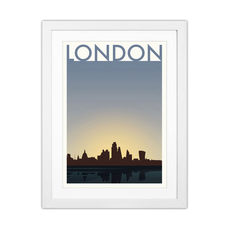London 4 (Day) Travel Art Print by Richard O'Neill White Grain