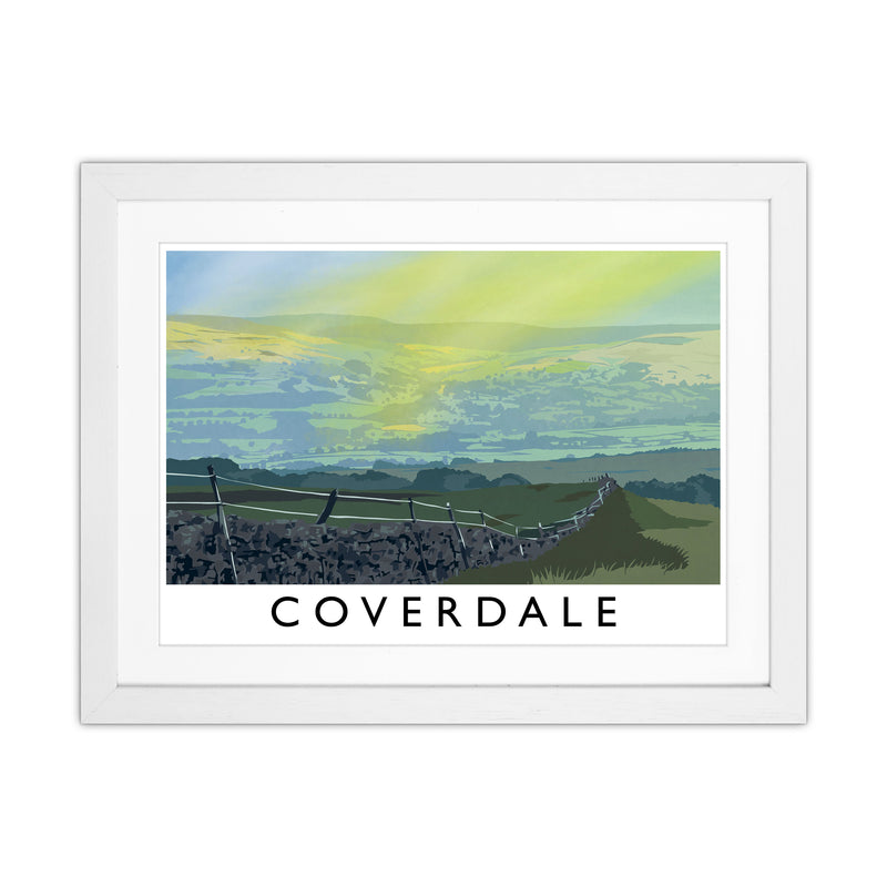 Coverdale Travel Art Print by Richard O'Neill White Grain