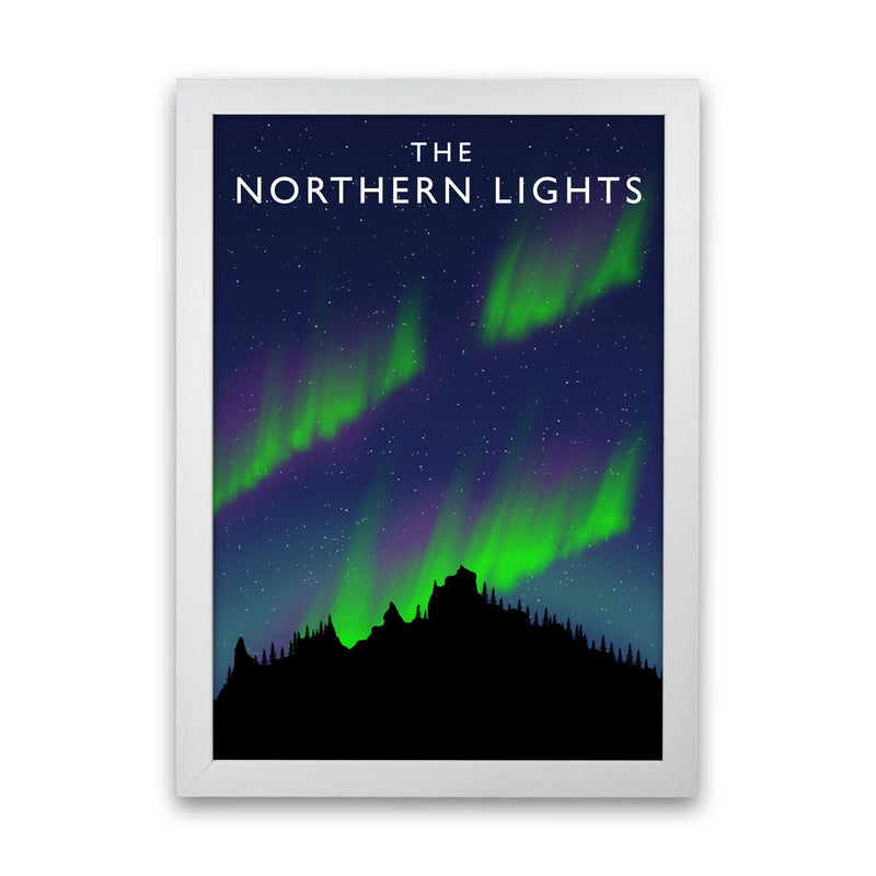 The Northen Lights by Richard O'Neill White Grain