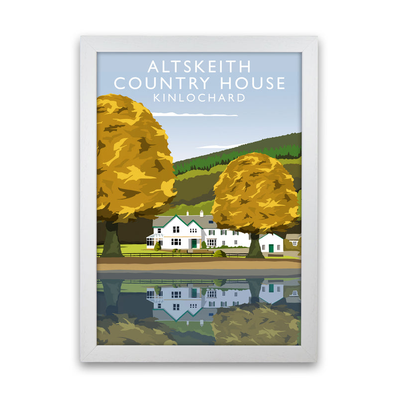 Altskeith Country House (Portrait) by Richard O'Neill White Grain
