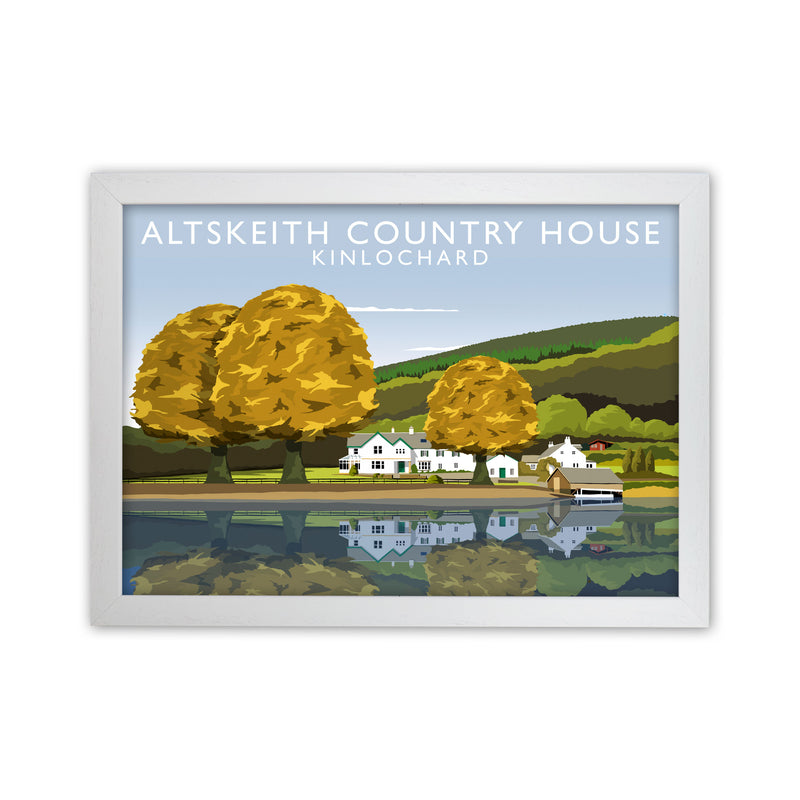 Altskeith Country House (Landscape) by Richard O'Neill White Grain