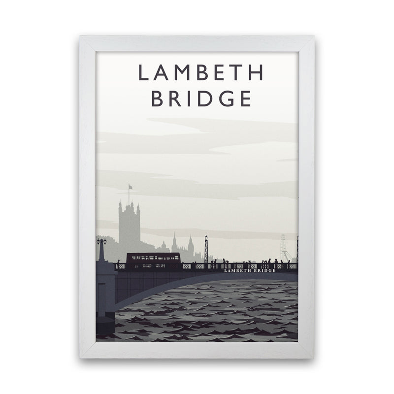 Lambeth Bridge portrait by Richard O'Neill White Grain