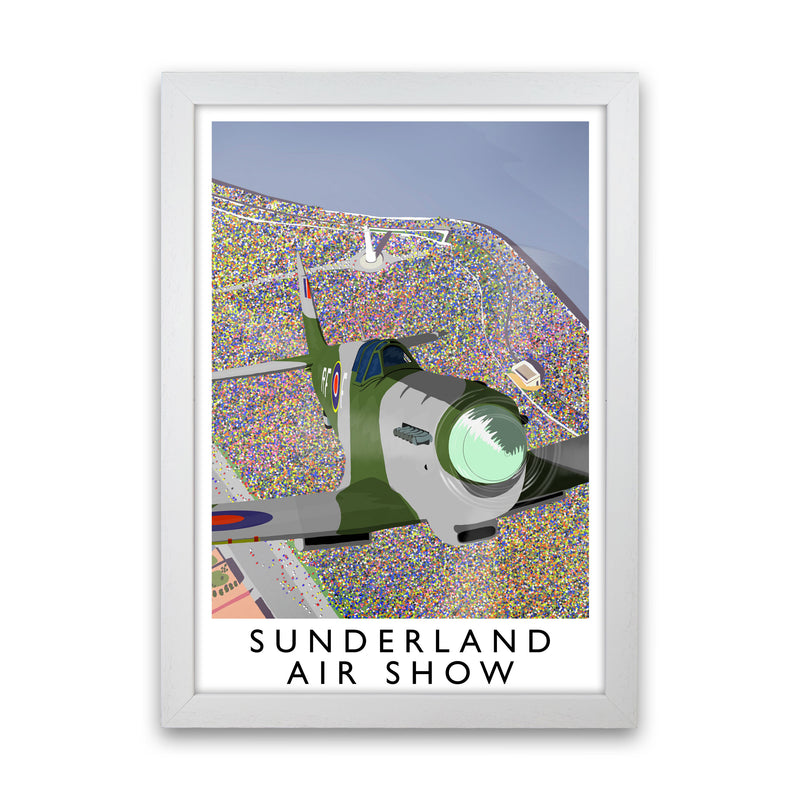 Sunderland Air Show 2 portrait by Richard O'Neill White Grain