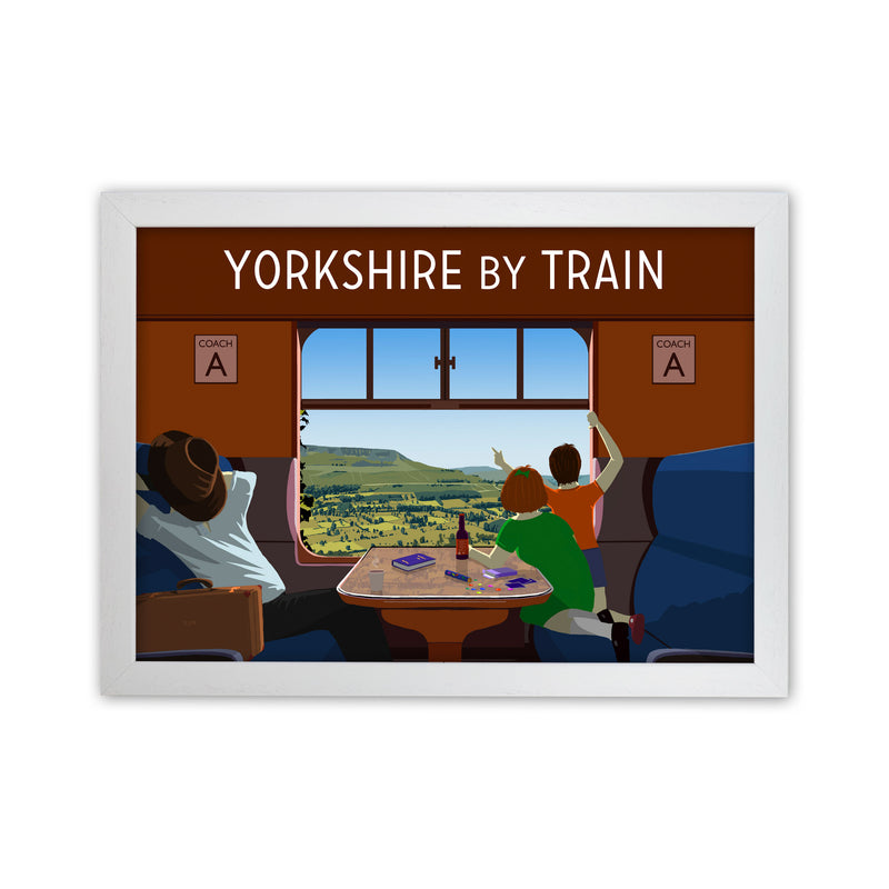 Yorkshire by Train 1 by Richard O'Neill White Grain