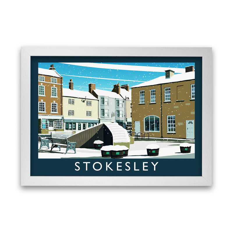 Stokesley (Snow) by Richard O'Neill White Grain