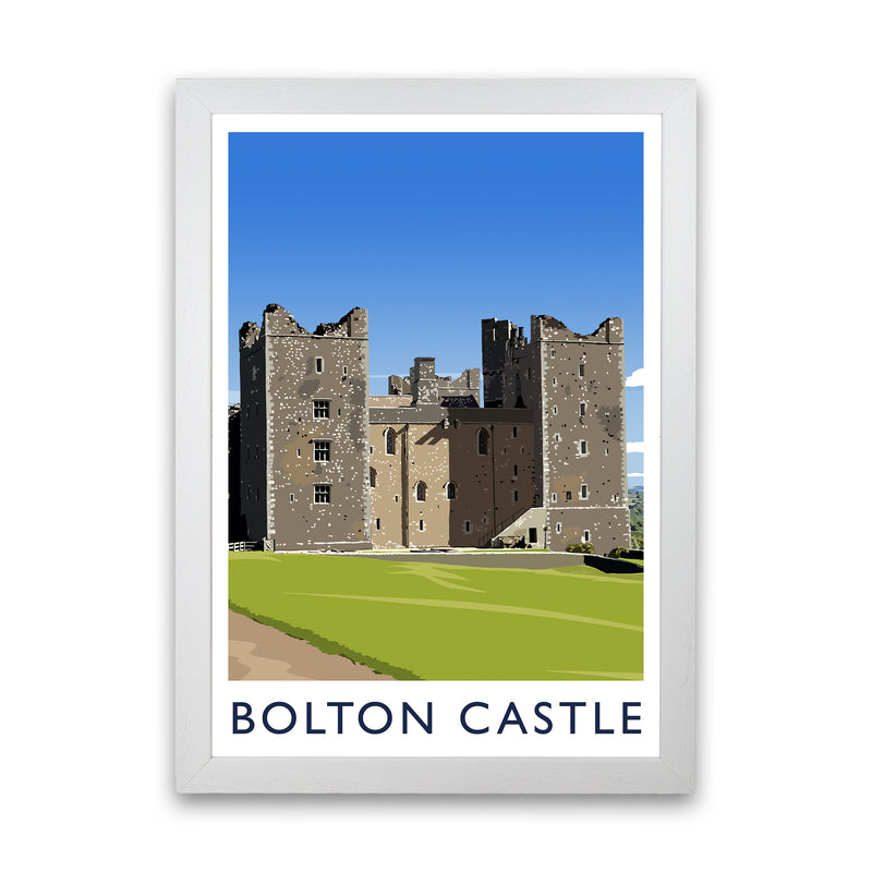 Bolton Castle 2 portrait by Richard O'Neill White Grain