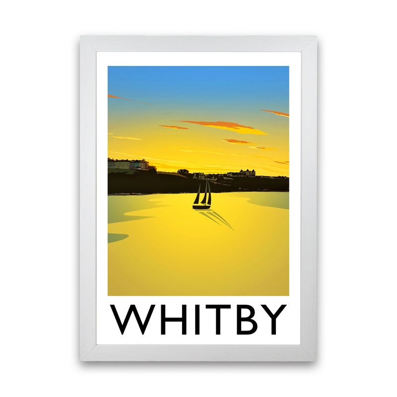 Whitby (Sunset) 2 portrait by Richard O'Neill White Grain