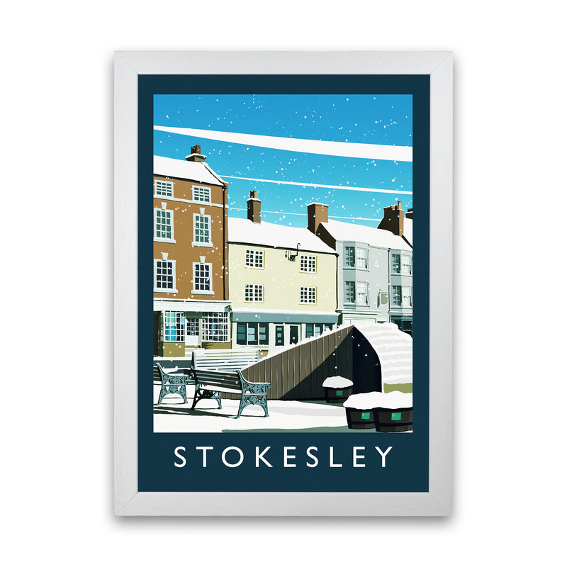 Stokesley (Snow) portrait by Richard O'Neill White Grain