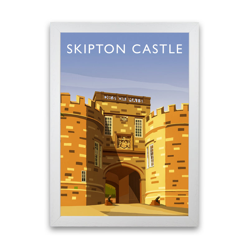 Skipton Castle portrait by Richard O'Neill White Grain