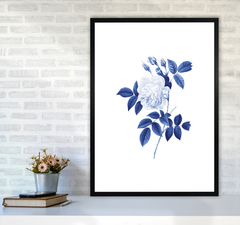 Blue botanic II Art Print by Seven Trees Design A1 White Frame