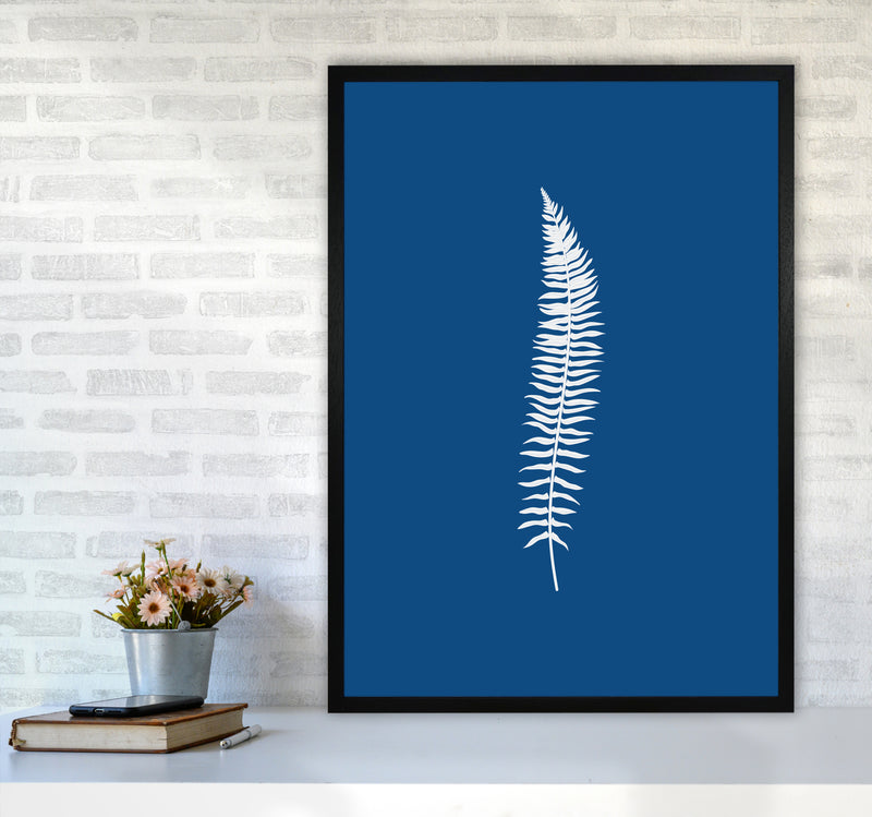 Blue Botanical I Art Print by Seven Trees Design A1 White Frame