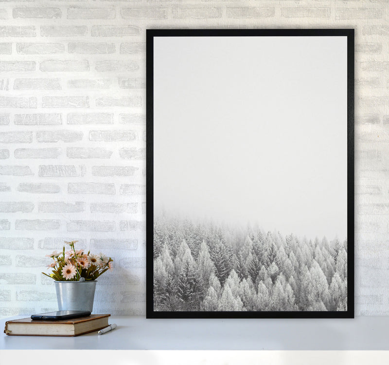 The White Forest Art Print by Seven Trees Design A1 White Frame