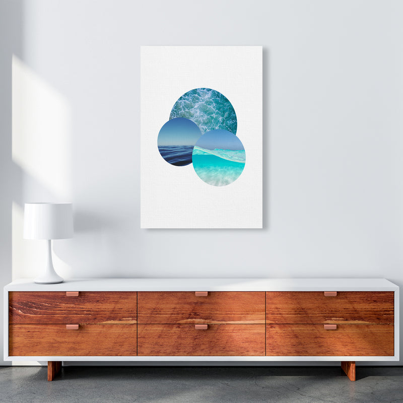 Ocean Planets Art Print by Seven Trees Design A1 Canvas