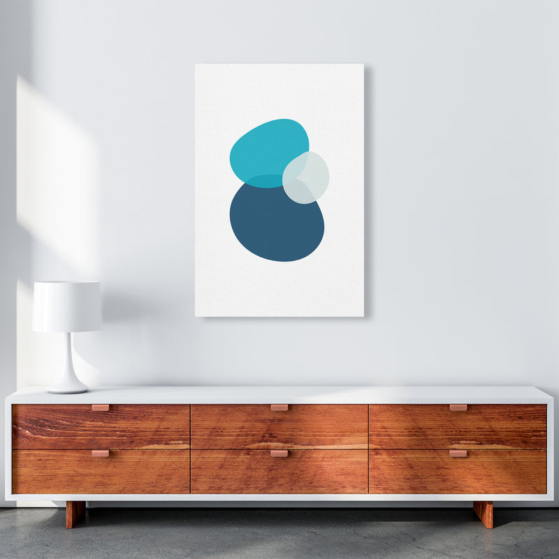 Three Stones Abstract Art Print by Seven Trees Design A1 Canvas