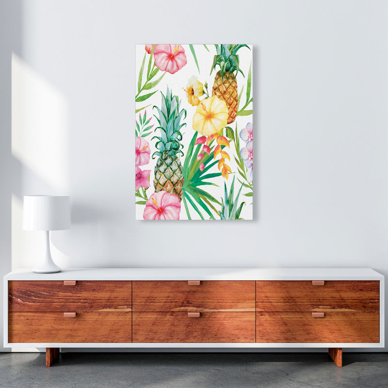 The tropical pineapples Art Print by Seven Trees Design A1 Canvas
