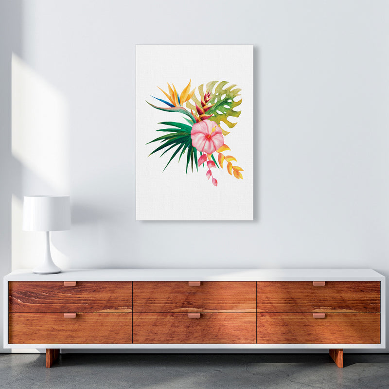 Tropical Flowers Art Print by Seven Trees Design A1 Canvas