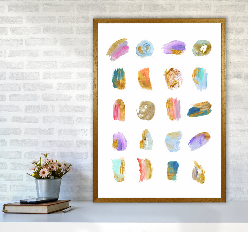 Painting Strokes Abstract Art Print by Seven Trees Design A1 Print Only