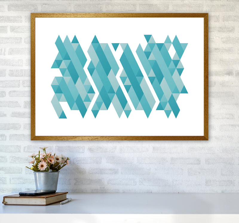 Pieces Of Mountains Abstract Art Print by Seven Trees Design A1 Print Only