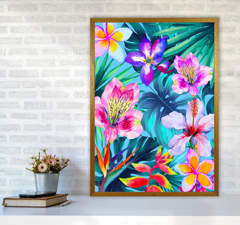 The Tropical Flowers Art Print by Seven Trees Design A1 Print Only