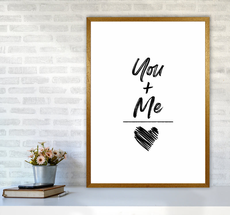 You And Me Quote Art Print by Seven Trees Design A1 Print Only