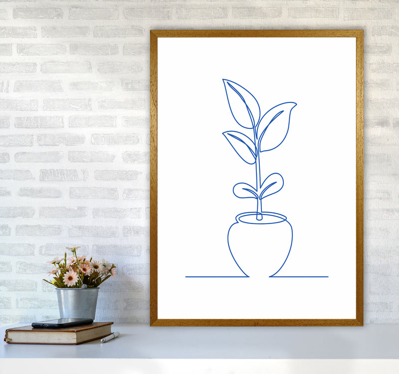 One Line Plant II Art Print by Seven Trees Design A1 Print Only
