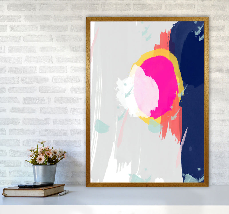 The Happy Paint Strokes Art Print by Seven Trees Design A1 Print Only