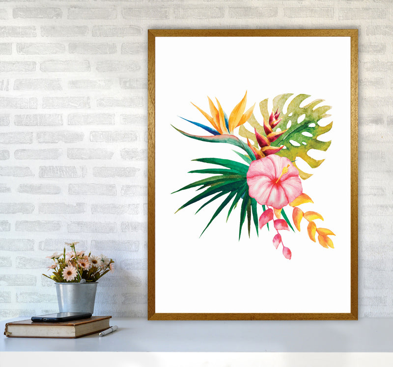 Tropical Flowers Art Print by Seven Trees Design A1 Print Only