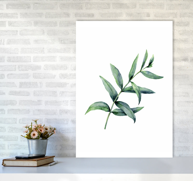 Watercolor Eucalyptus I Art Print by Seven Trees Design A1 Black Frame