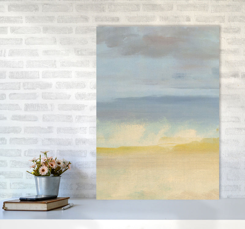 Sand, Ocean and Sky Art Print by Seven Trees Design A1 Black Frame