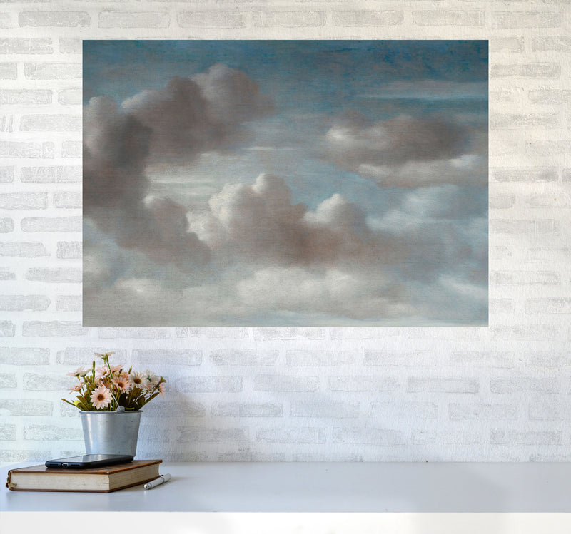 The Clouds Painting Art Print by Seven Trees Design A1 Black Frame
