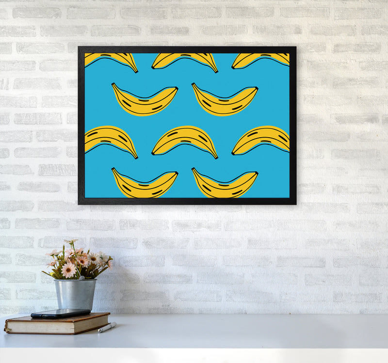 Is Bananas Art Print by Seven Trees Design A2 White Frame