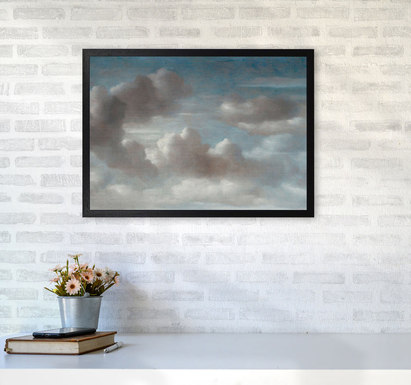 The Clouds Painting Art Print by Seven Trees Design A2 White Frame
