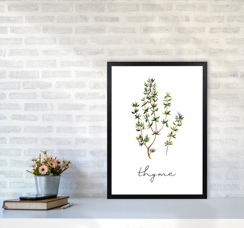Thyme Art Print by Seven Trees Design A2 White Frame