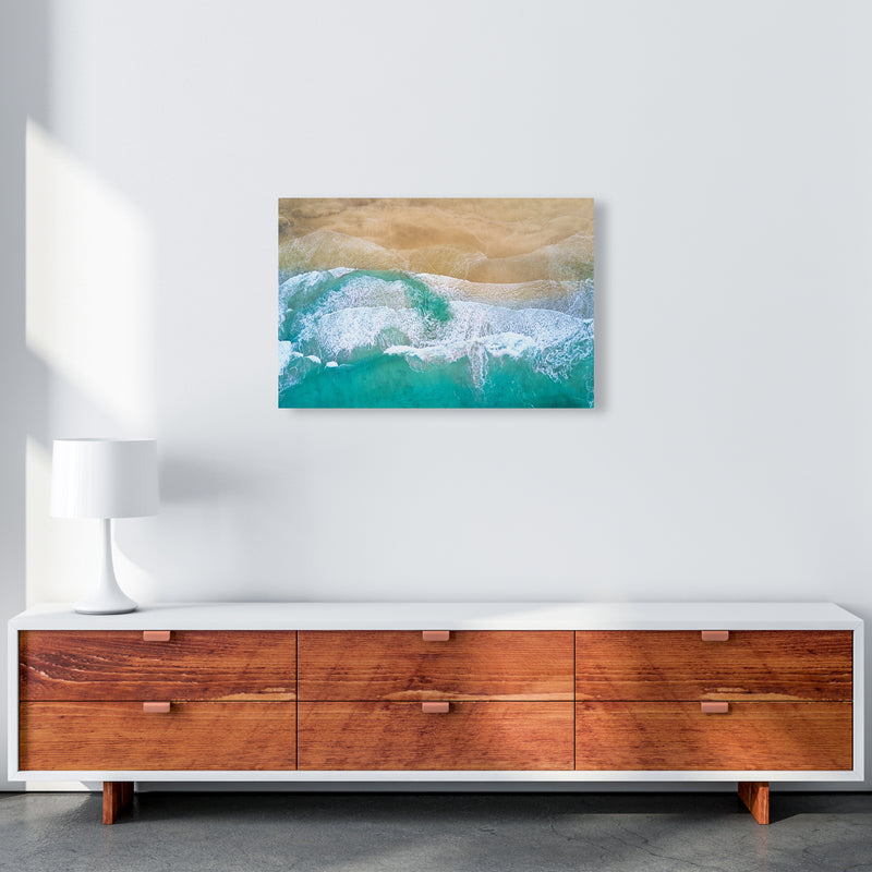 Waves From The Sky Landscape Art Print by Seven Trees Design A2 Canvas