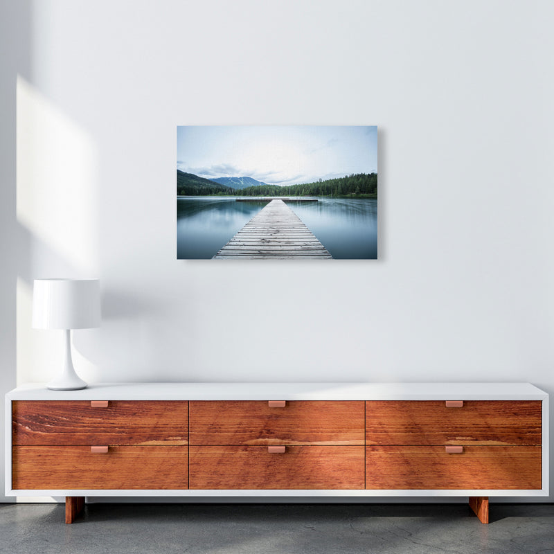The Lake Art Print by Seven Trees Design A2 Canvas