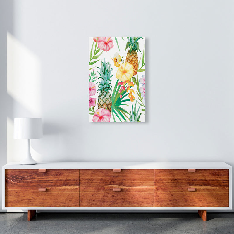 The tropical pineapples Art Print by Seven Trees Design A2 Canvas