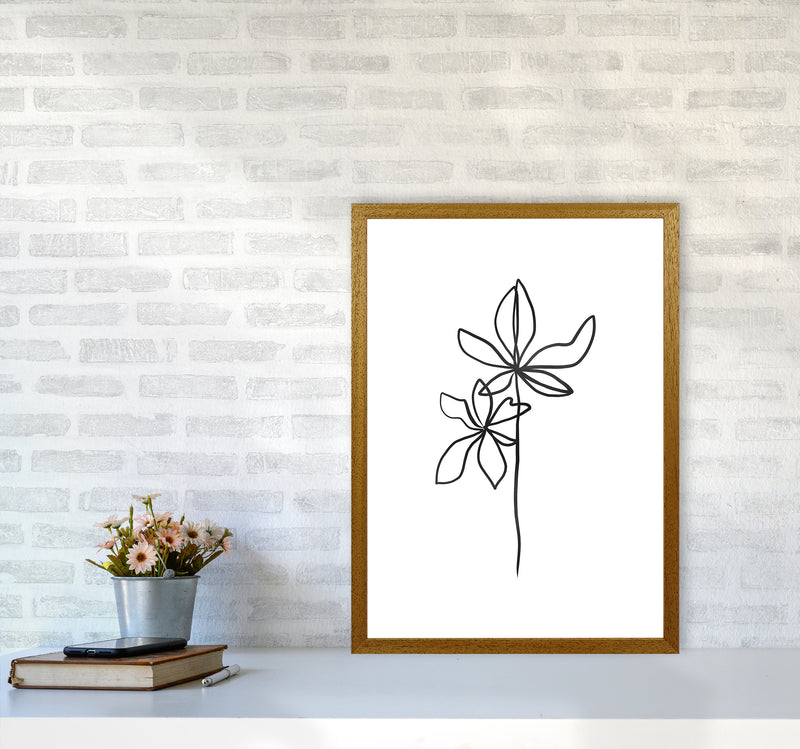 Lines Leaves I Art Print by Seven Trees Design A2 Print Only