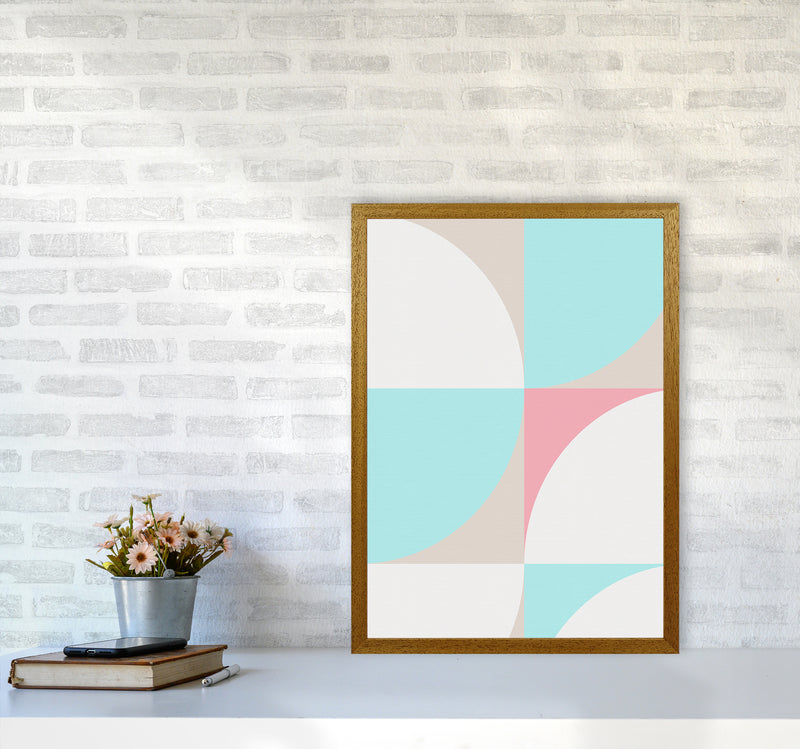Scandinavian Shapes I Abstract Art Print by Seven Trees Design A2 Print Only